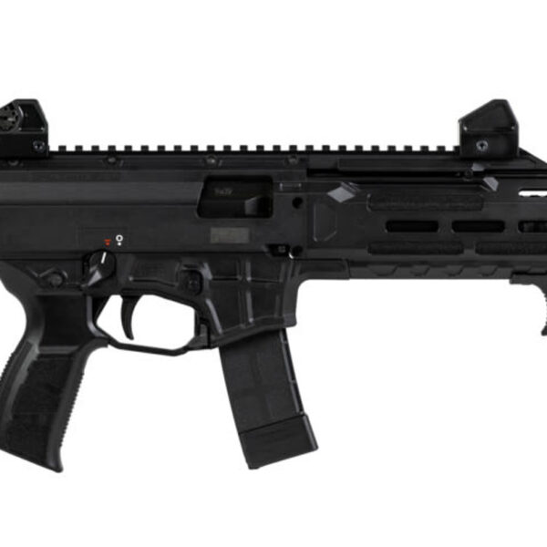 CZ Scorpion 3 Plus 9mm, 7.8" Threaded Barrel, Black, Polymer Grip, 20rd
