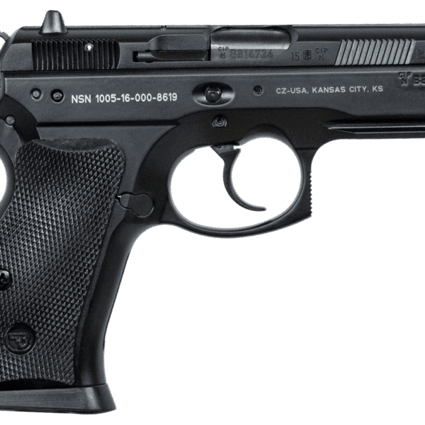 CZ 75 P-01 9mm, 3.75" Barrel, Black, Rubber Grip, 14rd