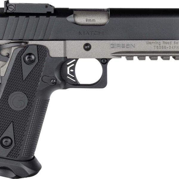 Girsan Witness 2311 9mm, 5" Barrel, Tungsten Frame, Black Slide, 20rd