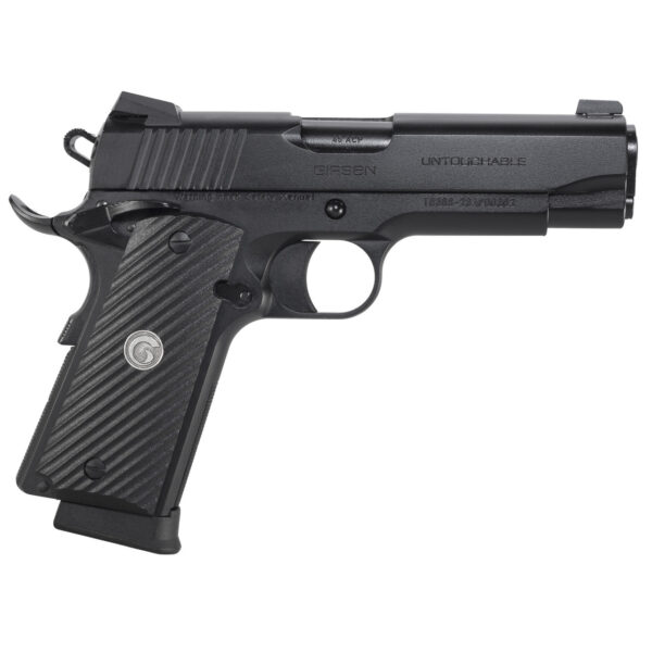 Girsan MC1911C Untouchable 9mm, 4.4" Barrel, Black, G10 Grips, 9rd