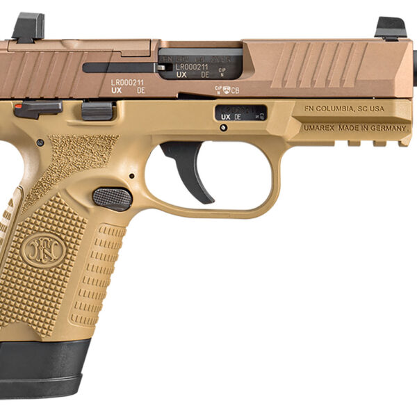 FN 502 Tactical 22 LR, 4.6" Barrel, Flat Dark Earth, 10rd