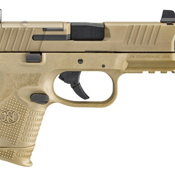 FN 509 MRD Compensated 9mm, 4.2" Barrel, Flat Dark Earth, Optic Ready, 10rd