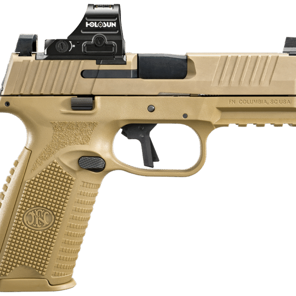 FN 510 MRD 10mm, 4.1" Barrel, Flat Dark Earth, Holosun 407C Red Dot, 15rd