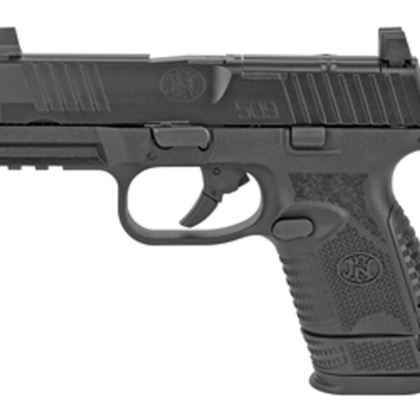 FN 509 Compact MRD 9mm, 3.7" Barrel, FN Optics Mounting System, Black, 12rd/15rd