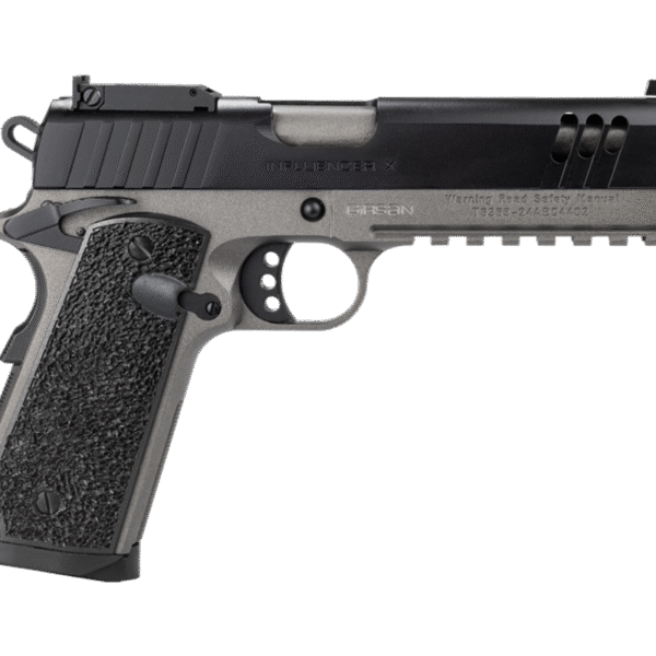 Girsan MC1911S Influencer X 38 Super, 5" Barrel, Tungsten Frame, Black Slide/Grip, Optic Ready, 9rd