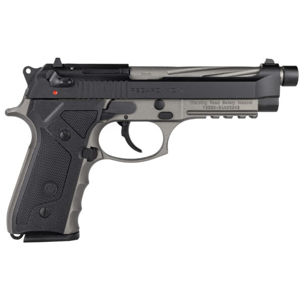 Girsan Regard MC X 9mm, 4.9" Threaded Barrel, Tungsten Frame, Black Slide/Grip, 18rd