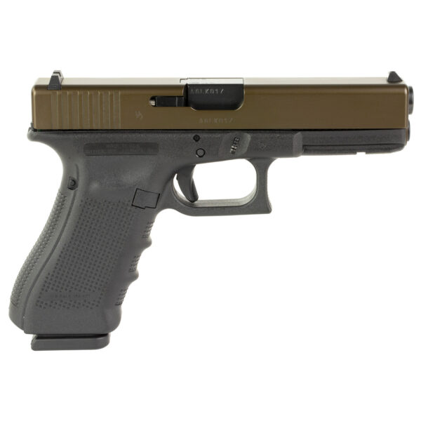 Glock G17 Gen 4 TALO Exclusive 9mm, 4.49" Barrel, Oil Rubbed Bronze Slide, Black Frame, 17rd