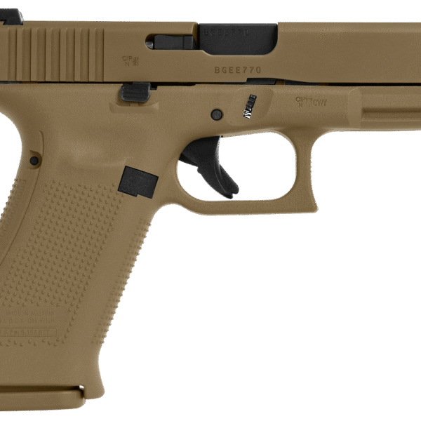 Glock G19X 9mm, 4.02" Barrel, Coyote Brown Cerakote, Coyote Pistol Case, 20rd