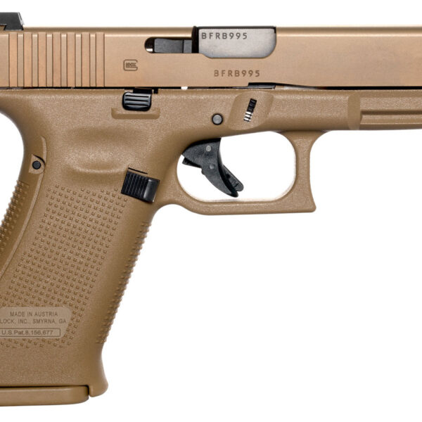 Glock G19X 9mm, 4.02" Barrel, Coyote Brown Cerakote, Polymer Grip, 19rd