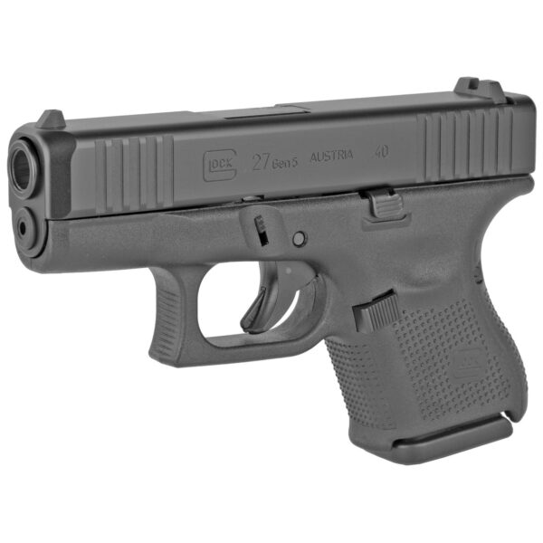Glock 27 Gen5 AUS Sub Compact .40 S&W, 3.43" Barrel, Fixed Sights, Black, 9rd