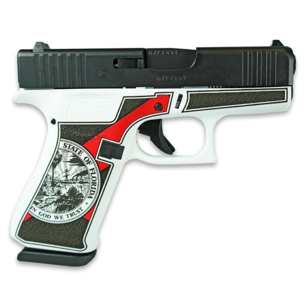 Glock 43x Gen 4 Custom "Florida White" 9mm, 3.41" Barrel, 10rd