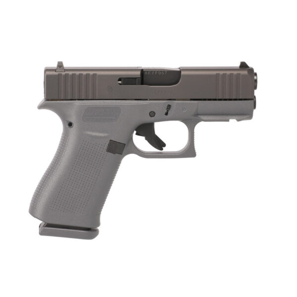 Glock G43X Lipsey's Exclusive 9mm, 3.39" Barrel, Gray Frame, Black Slide, 10rd