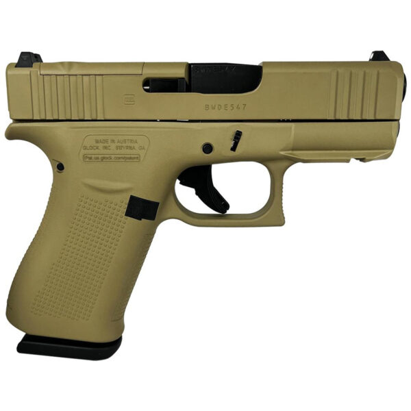 Glock 43x MOS Custom "FDE" 9mm, 3.41" Barrel, 10rd