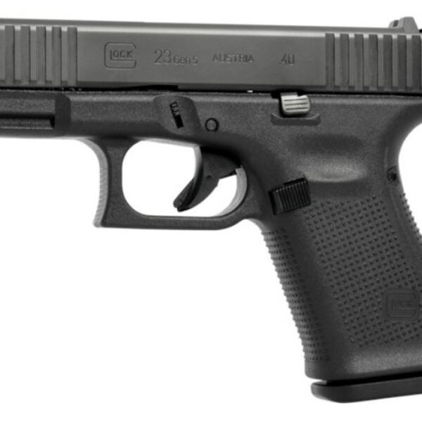 Glock G23 Gen 5 40 Smith & Wesson, 4.02" Barrel, Black, Polymer Frame, Flared Mag Well, 13rd