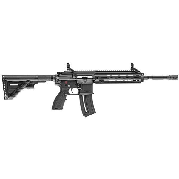 HK 416 22 LR, 16.1" Threaded Barrel, Black, M-Lok/Picatinny Rail, 20rd