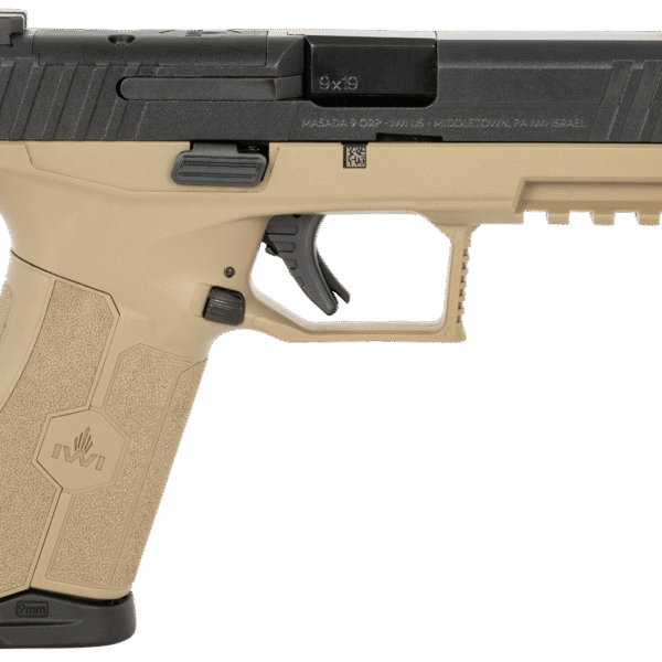 IWI Masada 9mm, 4.1" Barrel, Flat Dark Earth, Optic Ready, 17rd
