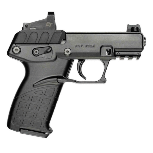 Kel-Tec P17 22 LR, 3.8" Threaded Barrel, Black, Crimson Trace Red Dot, 16rd