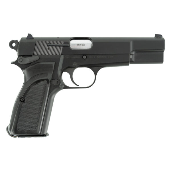 SDS Inglis L9A1 Hi-Power 9mm, 4.7" Barrel, Black, 3-Dot Sights, 15rd