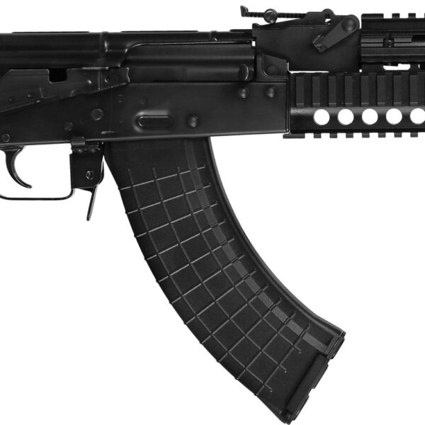 Pioneer Core Hellpup 7.62x39mm, 7" Threaded Barrel, Black, Picatinny Quad Rail, 30rd