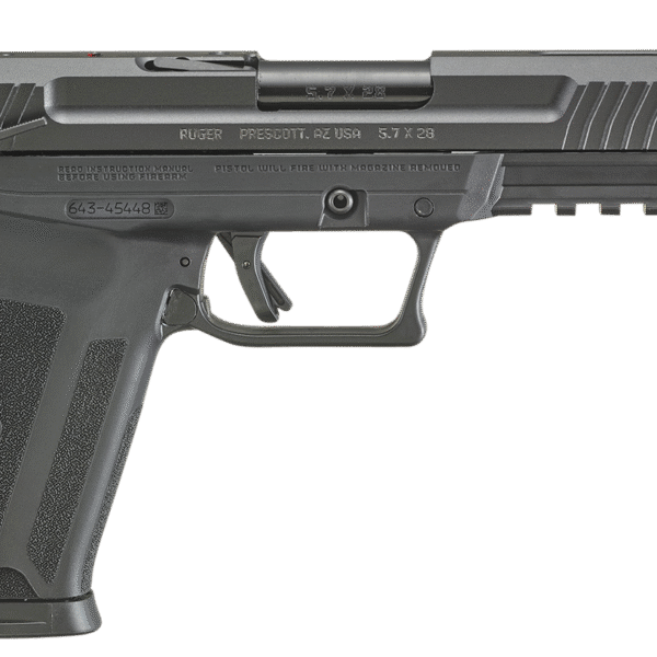 Ruger 57 5.7x28mm, 4.9" Barrel, Black, Optic Ready, 20rd