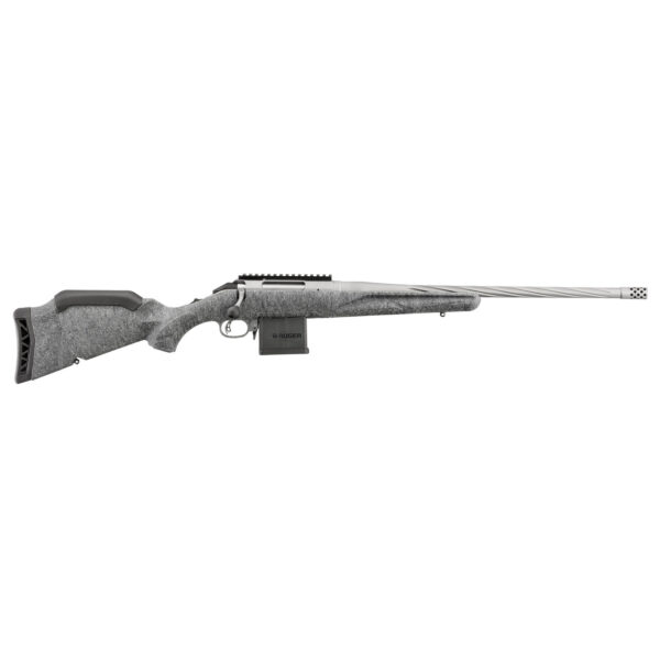 Ruger American Rifle Gen 2 223 Remington, 20" Threaded Barrel, Gray Splatter, 10rd