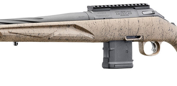 Ruger American Ranch Gen 2 223 Rem/5.56, 16" Threaded Barrel, Flat Dark Earth Splatter, Black Rec, 10rd