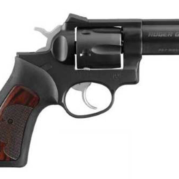 Ruger GP100 TALO Exclusive 357 Magnum/38 Special, 3" Barrel, Blued Frame, Rubber w/ Deluxe Wood Panels Grip, 6rd