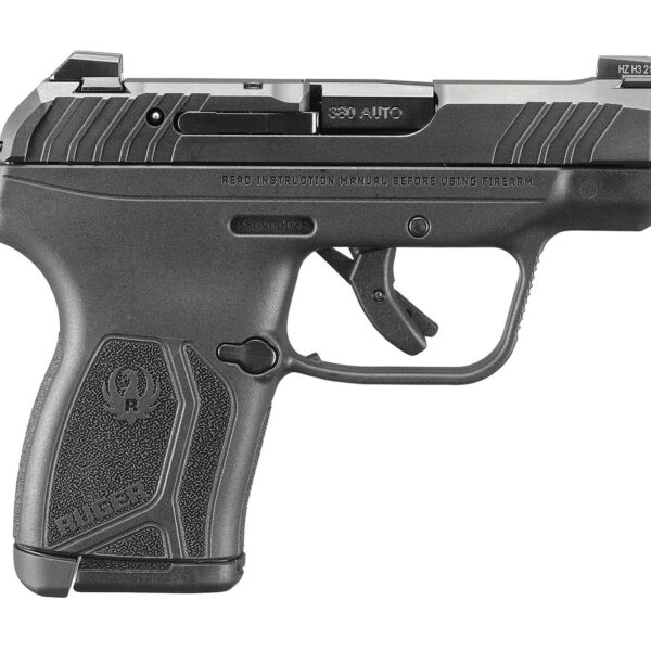 Ruger LCP Max 380 ACP, 2.8" Barrel, Black, Includes Soft Holster, 10rd