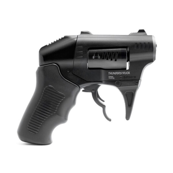 Standard Manufacturing Thunderstruck Double Action Revolver, 22 WMR, 1.25" Steel Barrel, Aluminum Frame, Black, Polymer Grips, 8Rd