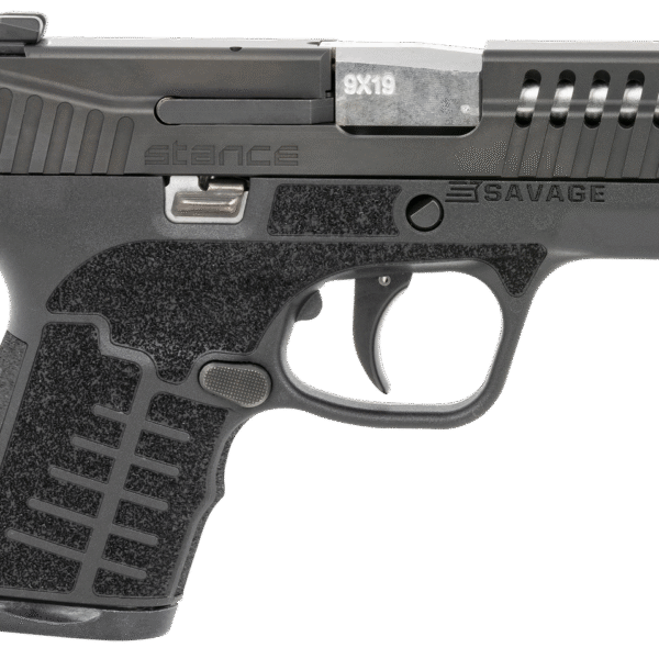 Savage Stance MC9 9mm, 3.2" Barrel, Black, Polymer Frame, 8rd