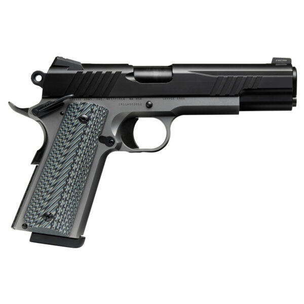 Savage 1911 9mm, 5" Barrel, Silver Frame, Black Slide, G10 Grip, 10rd