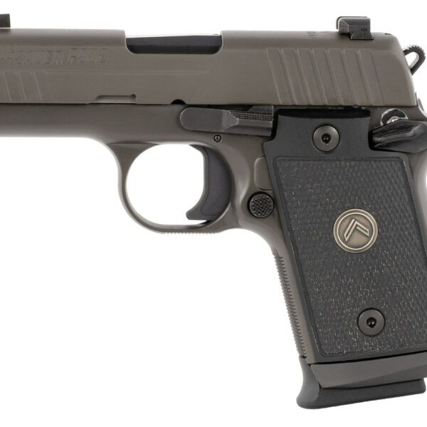 Sig P938, Legion, Massachusetts Compliant, SAO, Sub-Compact, 9mm, 3" Barrel, Alloy, Legion Gray, Black G10 Grips, XRAY3 Night Sights, Ambidextrous Thumb Safety, 7rd, 3 Magazines