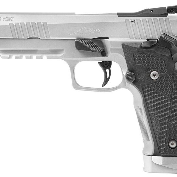 Sig Sauer P226 XFive 9mm, 5" Barrel, Stainless Frame, G10 Piranha Grip, 20rd