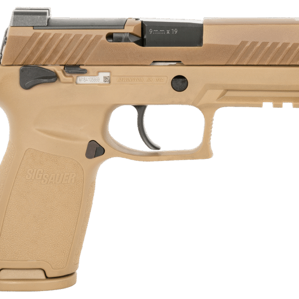 Sig Sauer P320 M18 9mm, 3.9" Barrel, Coyote Tan, Optics Ready, 10rd