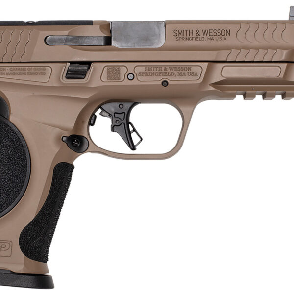 Smith & Wesson M&P M2.0 9mm, 4.63" Threaded Barrel, Flat Dark Earth, Optic Ready, 17rd