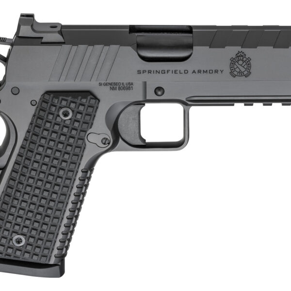 Springfield Emissary 1911 Commander 45 ACP, 4.25" Barrel, Black Cerakote, G10 Grip, 8rd