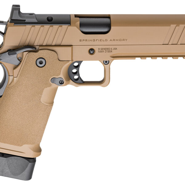 Springfield Prodigy Comp 9mm, 5" Barrel, Coyote Brown Cerakote, Optic Ready, 17 and 20rd