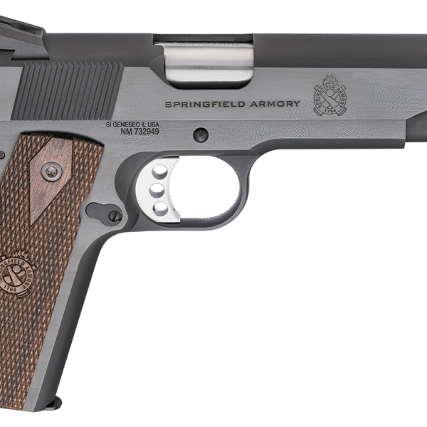 Springfield 1911 Garrison 45 ACP, 5" Barrel, Black, Wood Grip, 7rd