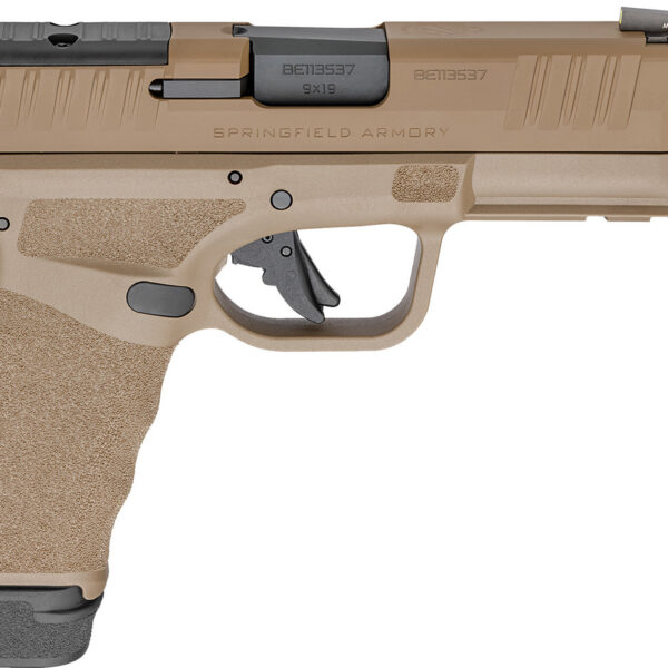 Springfield Hellcat Pro 9mm, 3.7" Threaded Barrel, Flat Dark Earth, 17rd