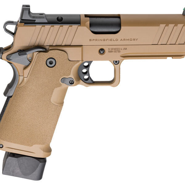 Springfield Prodigy 9mm, 4.25" Barrel, Coyote Brown Cerakote, Optic Ready, 20rd