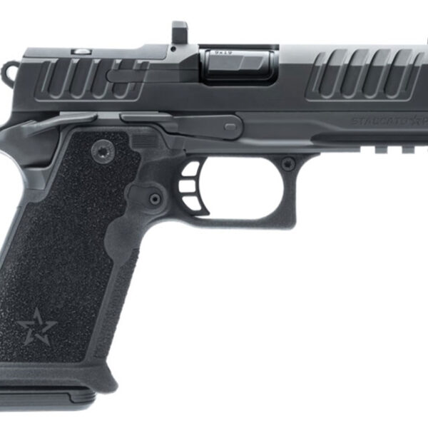 Staccato HD P4 9mm, 4" Barrel, Black, Optic Ready, Night Sights, 18rd
