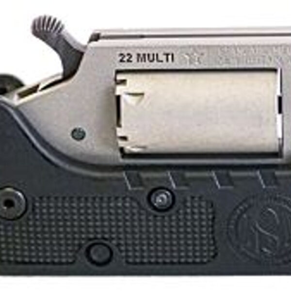 Standard Switch Gun .22 Win Mag, 0.75" Barrel, Stainless, Blk Folding Handle, 5rd