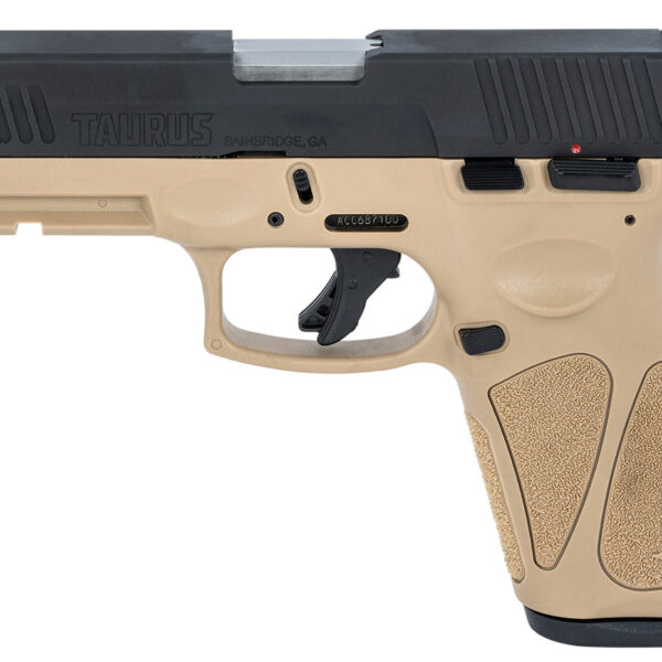 Taurus G3 9mm, 4" Barrel, Adj. Rear/White Dot Front, Flat Dark Earth, 15rd/17rd