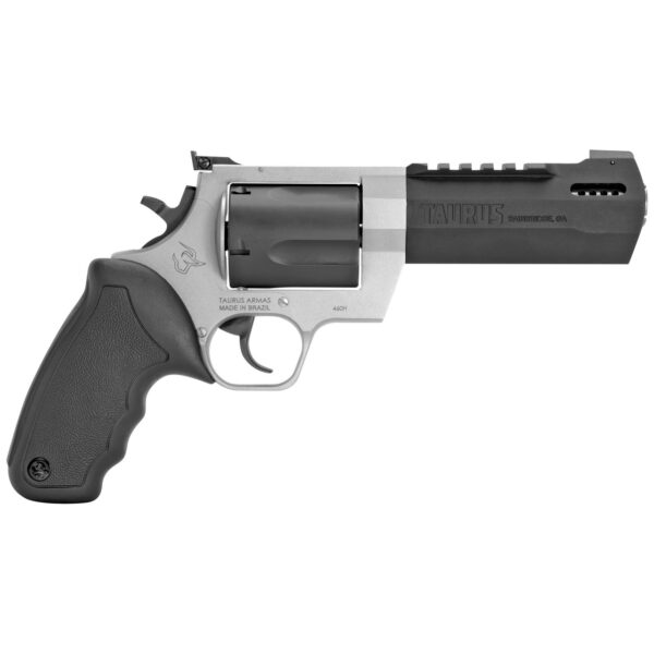 Taurus Raging Hunter 460 S&W, 5.13" Barrel, Stainless Steel, Black Barrel/Cylinder, 5rd