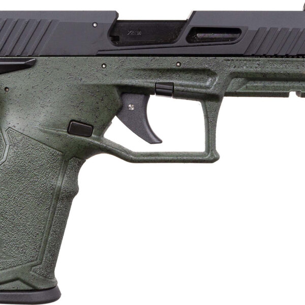 Taurus TX22 Gen 2 22 LR, 4.1" Threaded Barrel, Olive Drab Green Splatter, 22rd