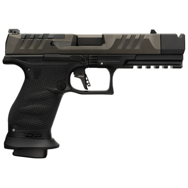 Walther PDP Pro-X 9mm, 4.6" Threaded Barrel, Black, PMM Compensator, 18rd
