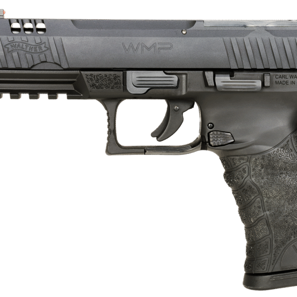 Walther WMP 22 WMR, 4.5" Barrel, Black Polymer, Optic Ready, 15rd